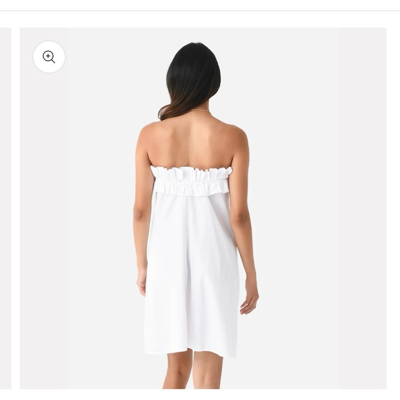 STARK X - NWT, White strapless dress, size Medium - Picture 3 of 9